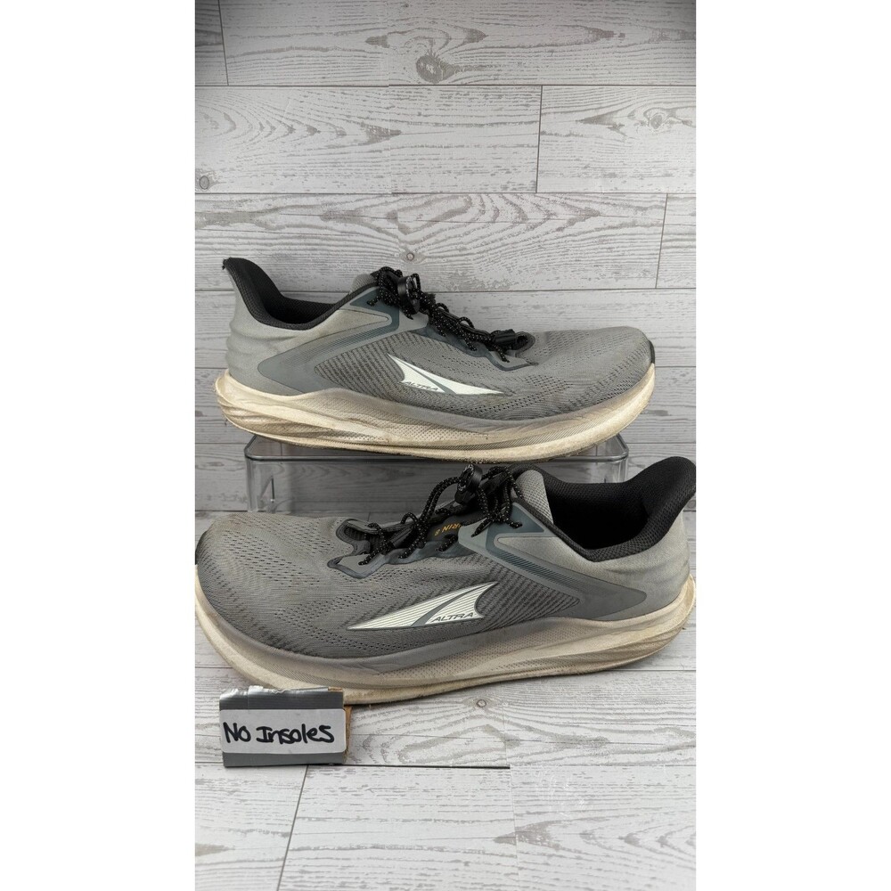 Altra Torin 8 AL0A85QE222 Mist Gray Black 14D Men's EGO Max Running Shoes #618